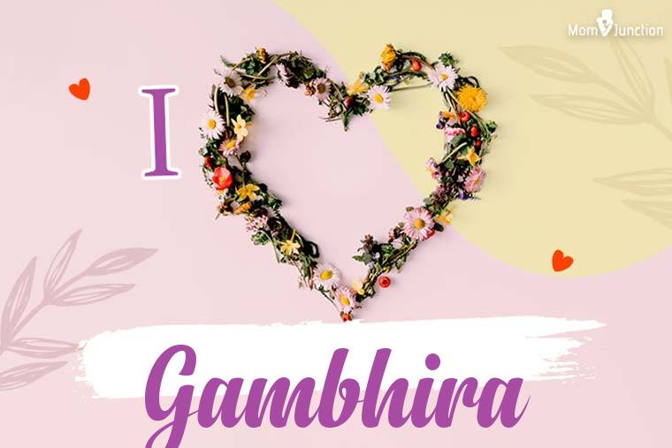 I Love Gambhira Wallpaper