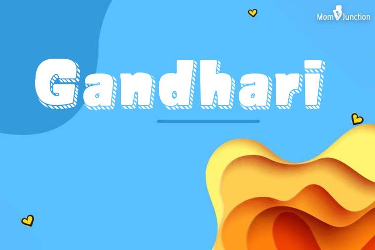 Gandhari 3D Wallpaper