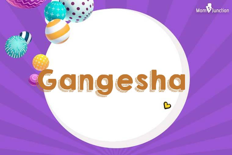 Gangesha 3D Wallpaper
