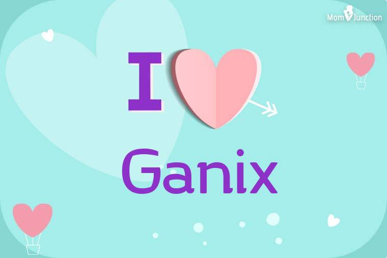 I Love Ganix Wallpaper