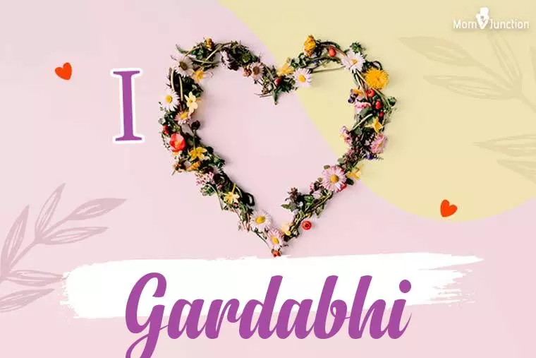 I Love Gardabhi Wallpaper