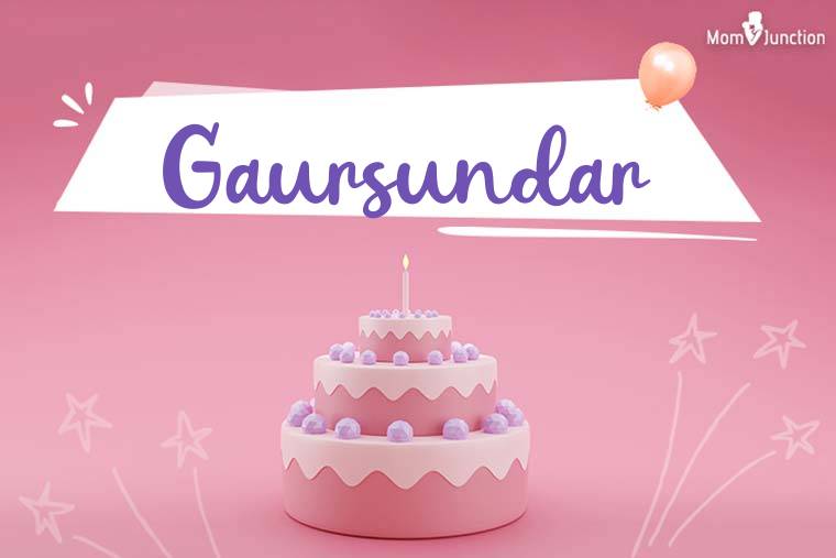 Gaursundar Birthday Wallpaper