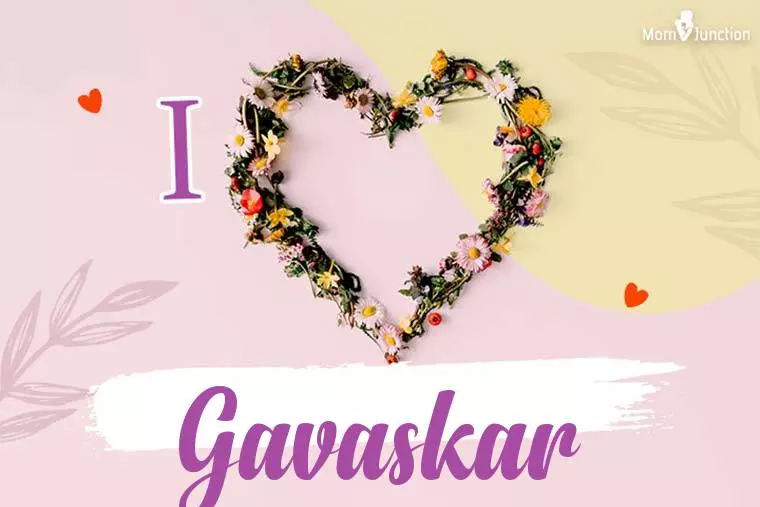 I Love Gavaskar Wallpaper