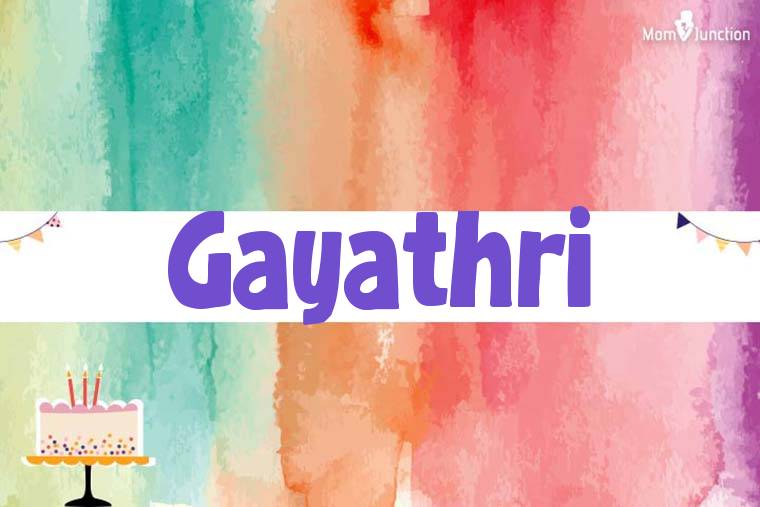 Gayathri Birthday Wallpaper