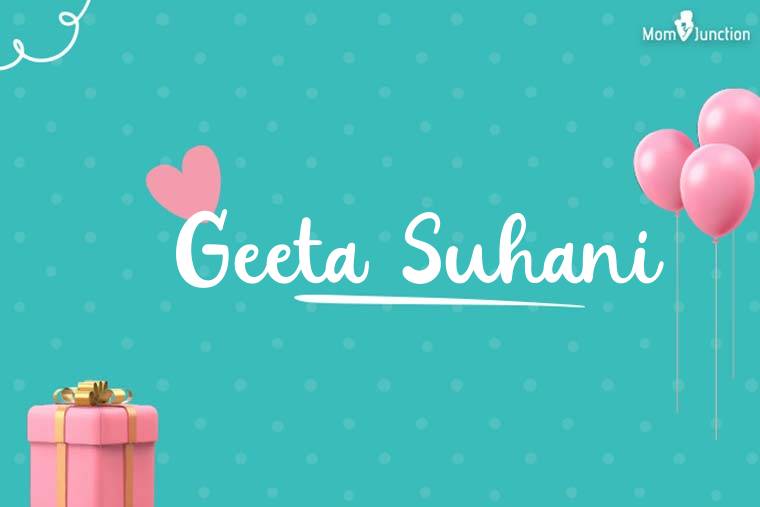 Geeta Suhani Birthday Wallpaper