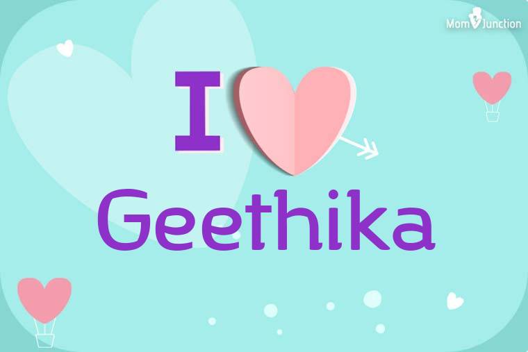 I Love Geethika Wallpaper