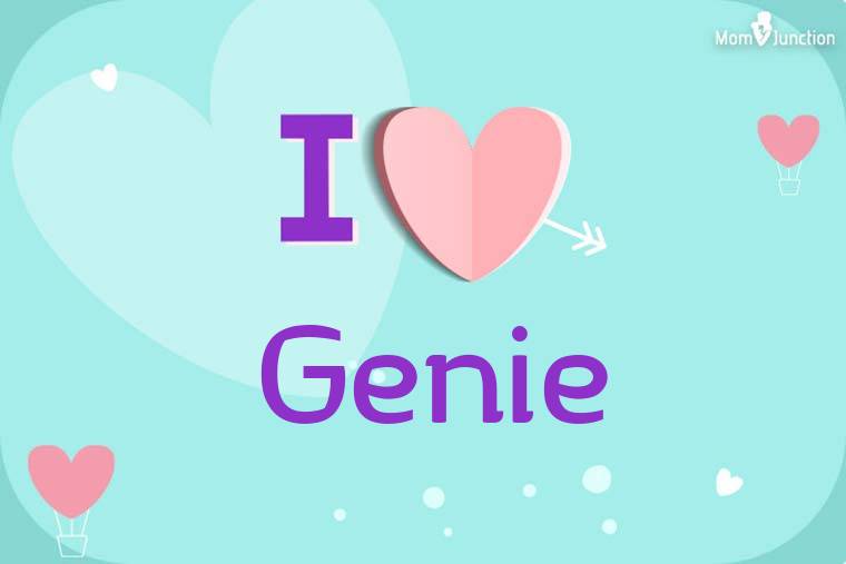I Love Genie Wallpaper