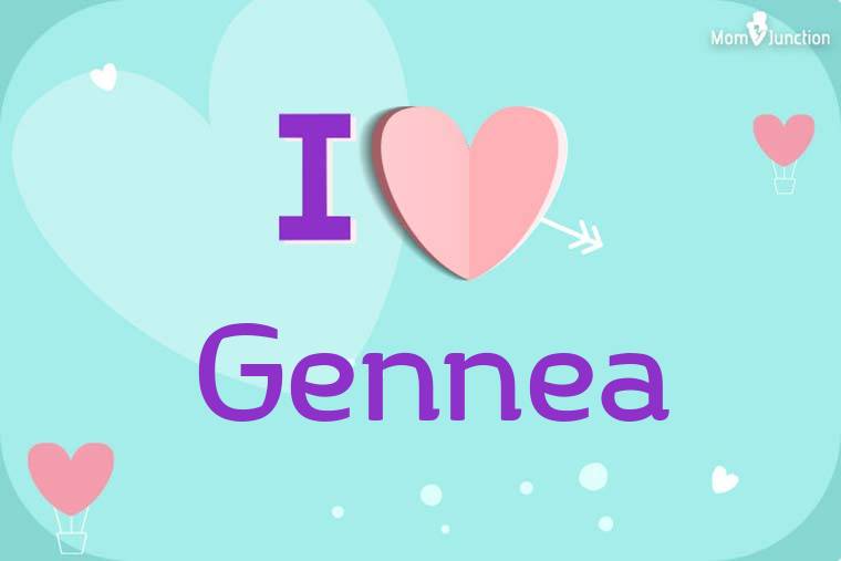 I Love Gennea Wallpaper