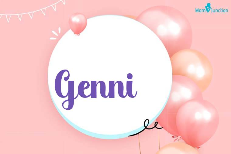 Genni Birthday Wallpaper