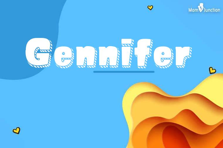 Gennifer 3D Wallpaper