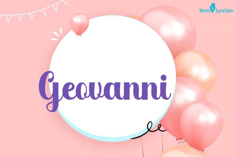 Geovanni Birthday Wallpaper
