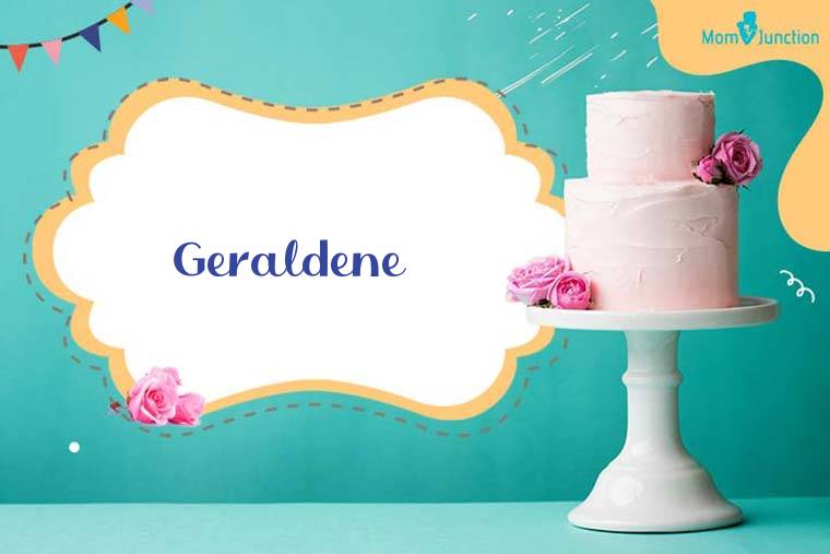 Geraldene Birthday Wallpaper
