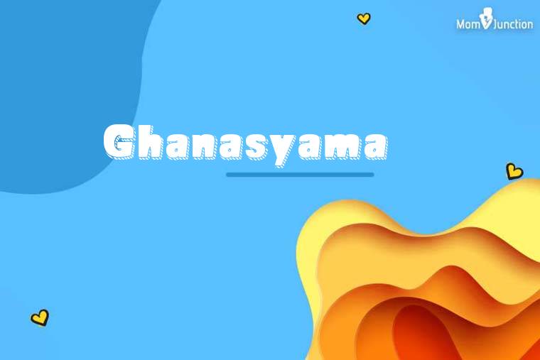 Ghanasyama 3D Wallpaper
