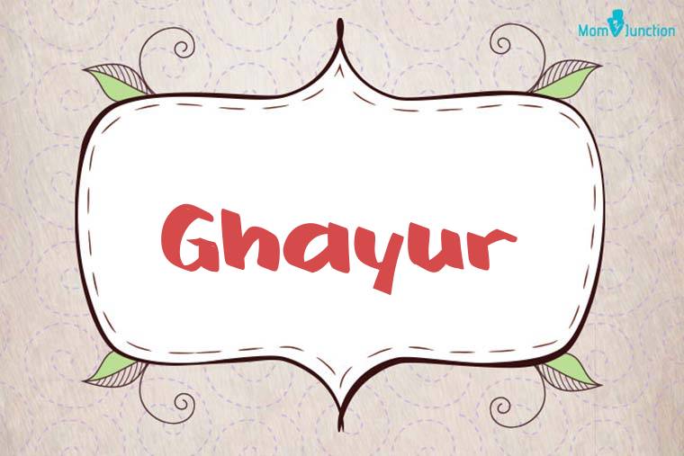 Ghayur Stylish Wallpaper