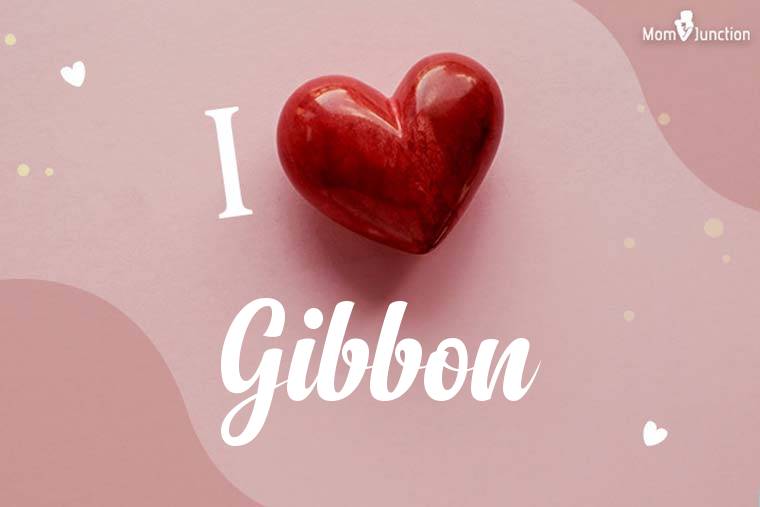 I Love Gibbon Wallpaper