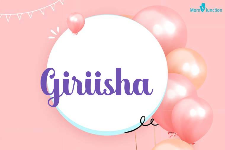 Giriisha Birthday Wallpaper