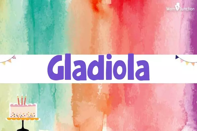 Gladiola Birthday Wallpaper