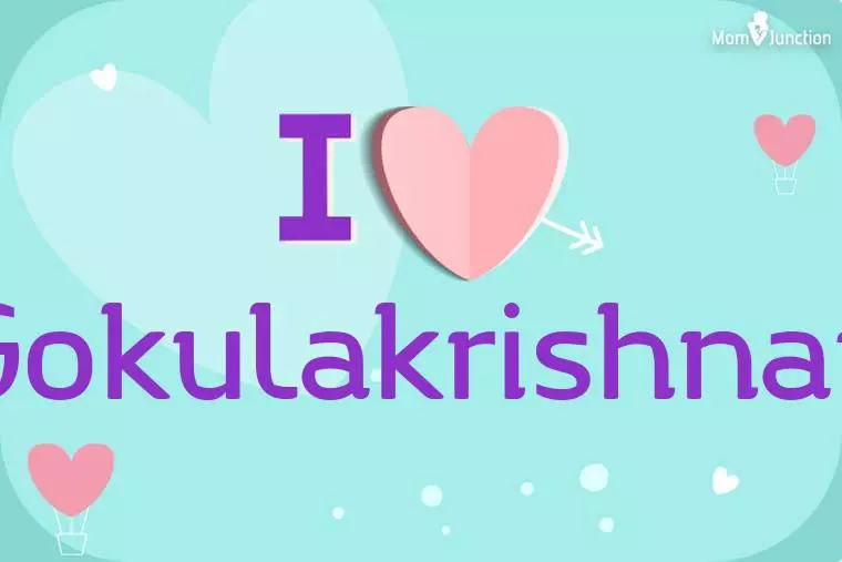 I Love Gokulakrishnan Wallpaper