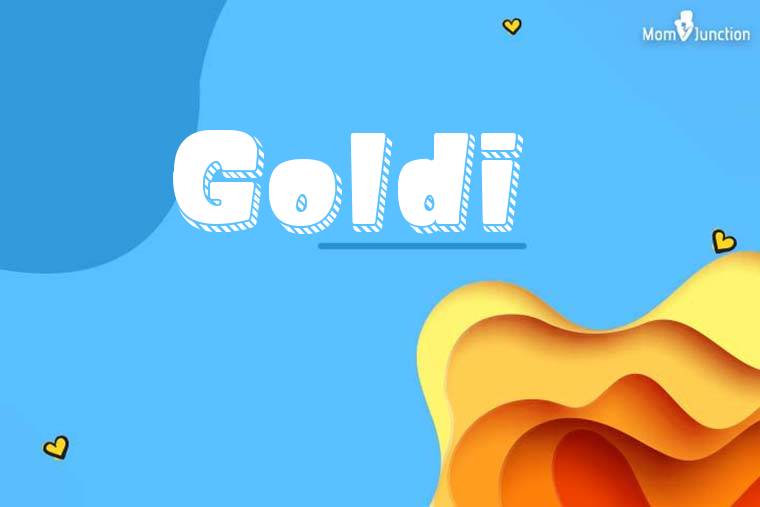 Goldi 3D Wallpaper