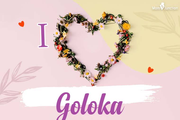 I Love Goloka Wallpaper
