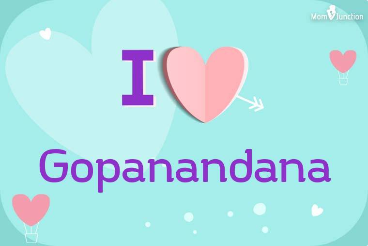 I Love Gopanandana Wallpaper