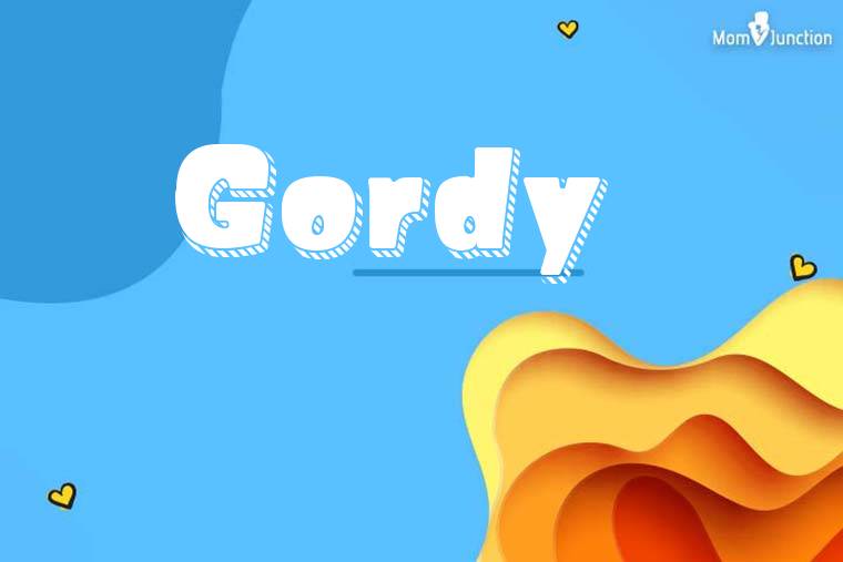 Gordy 3D Wallpaper