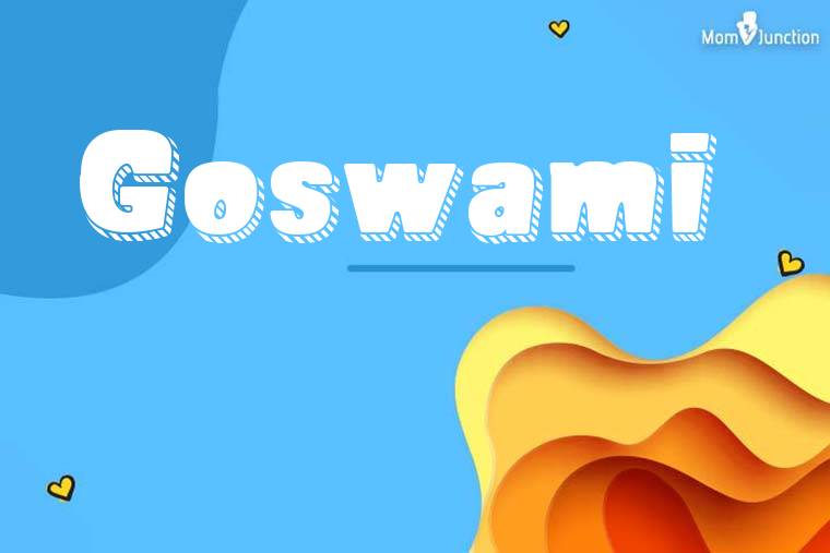 Goswami 3D Wallpaper