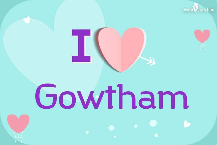 I Love Gowtham Wallpaper