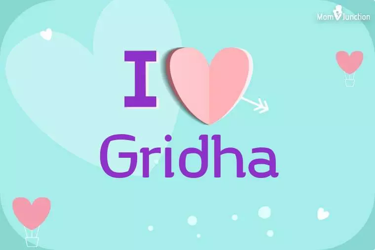 I Love Gridha Wallpaper