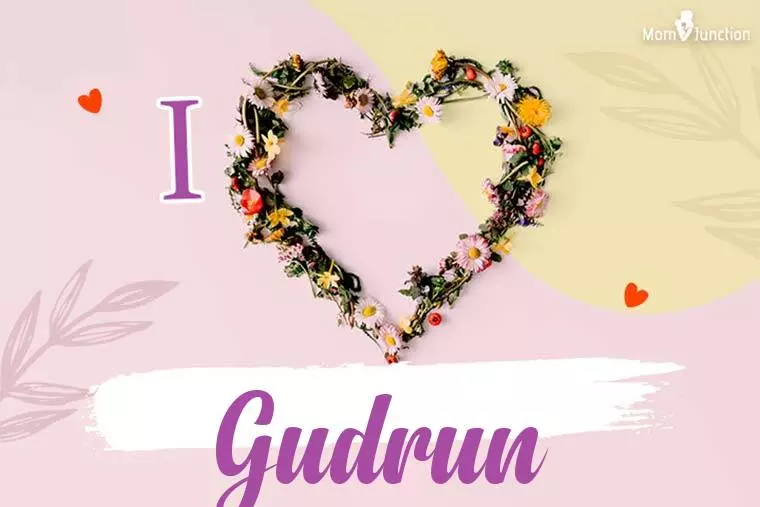 I Love Gudrun Wallpaper