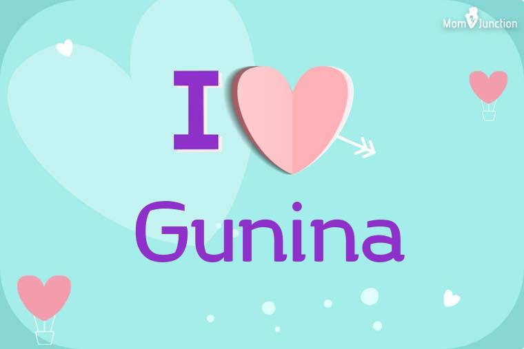 I Love Gunina Wallpaper