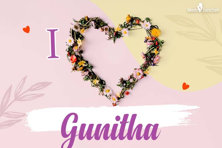I Love Gunitha Wallpaper