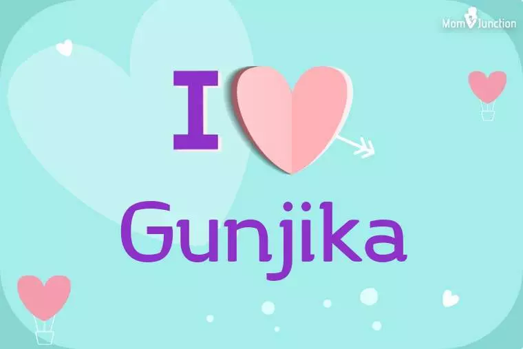 I Love Gunjika Wallpaper