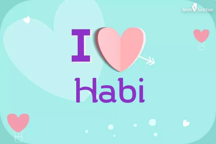 I Love Habi Wallpaper