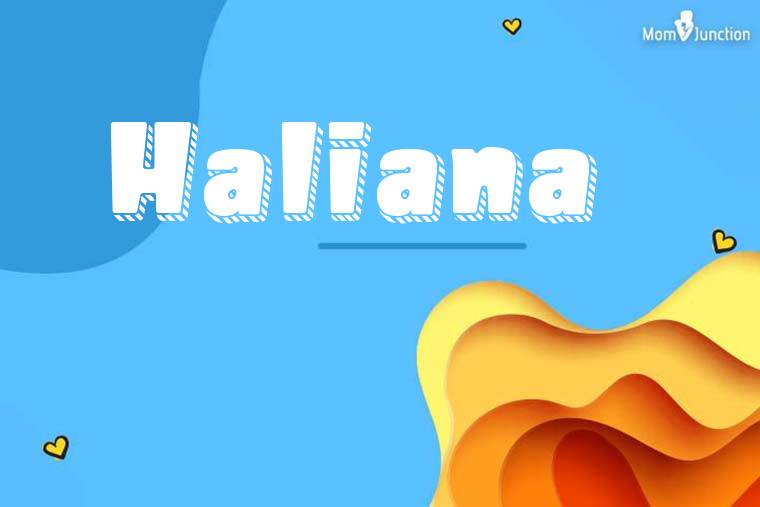 Haliana 3D Wallpaper