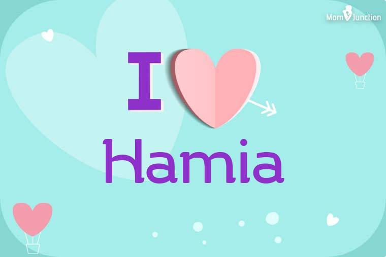 I Love Hamia Wallpaper