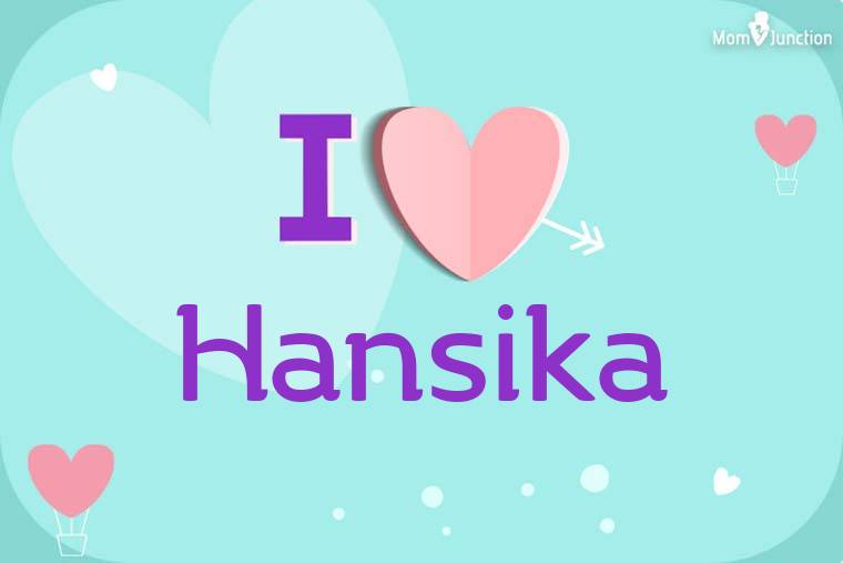 I Love Hansika Wallpaper