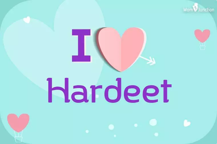 I Love Hardeet Wallpaper