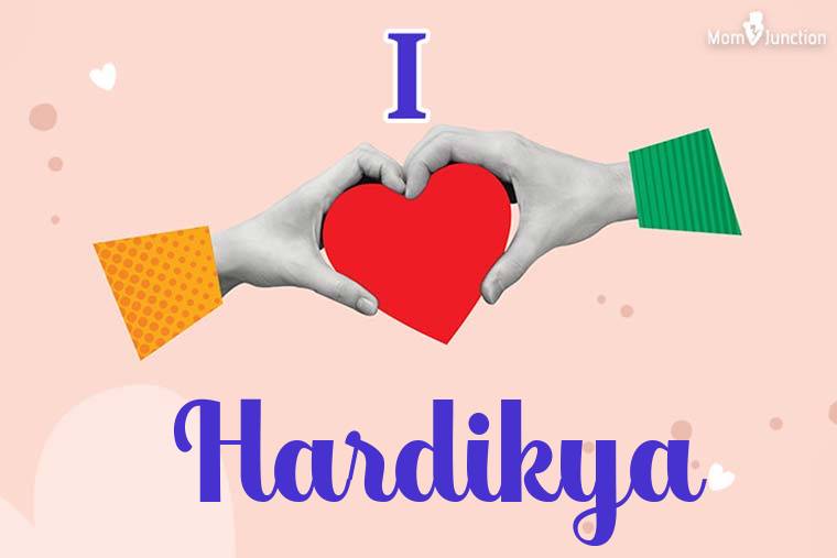 I Love Hardikya Wallpaper