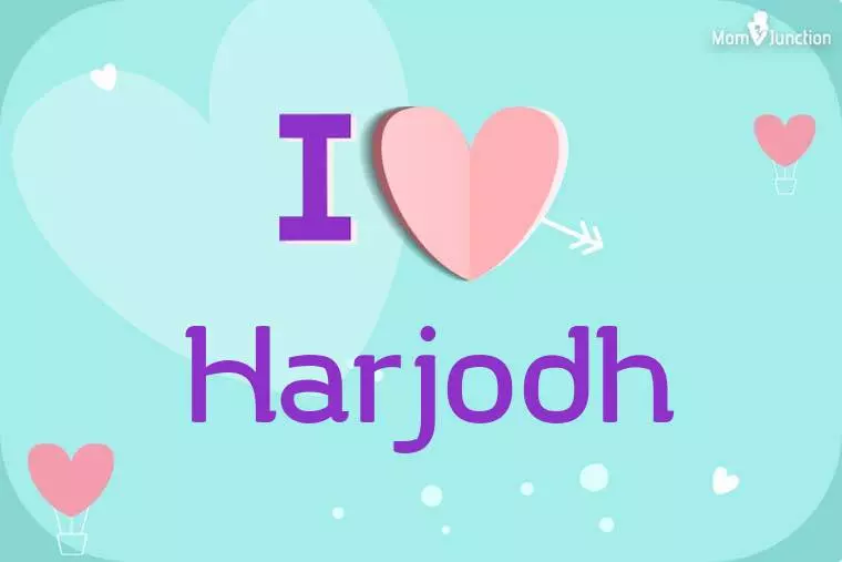 I Love Harjodh Wallpaper