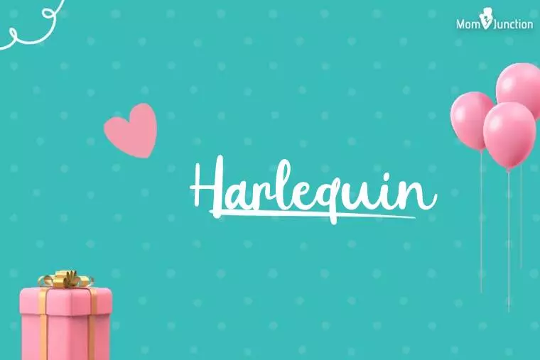 Harlequin Birthday Wallpaper