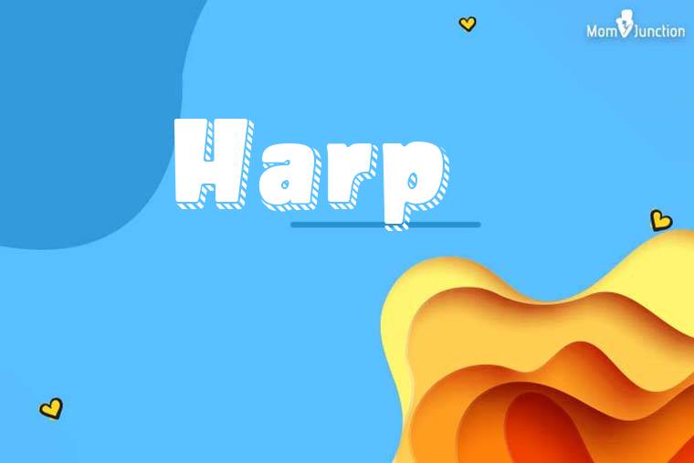 Harp 3D Wallpaper
