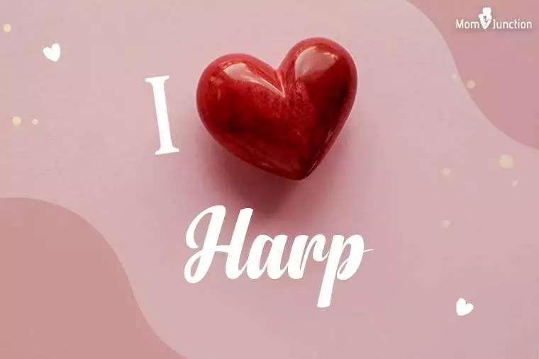 I Love Harp Wallpaper