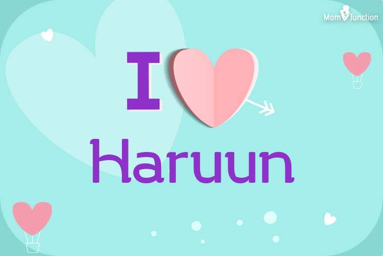 I Love Haruun Wallpaper
