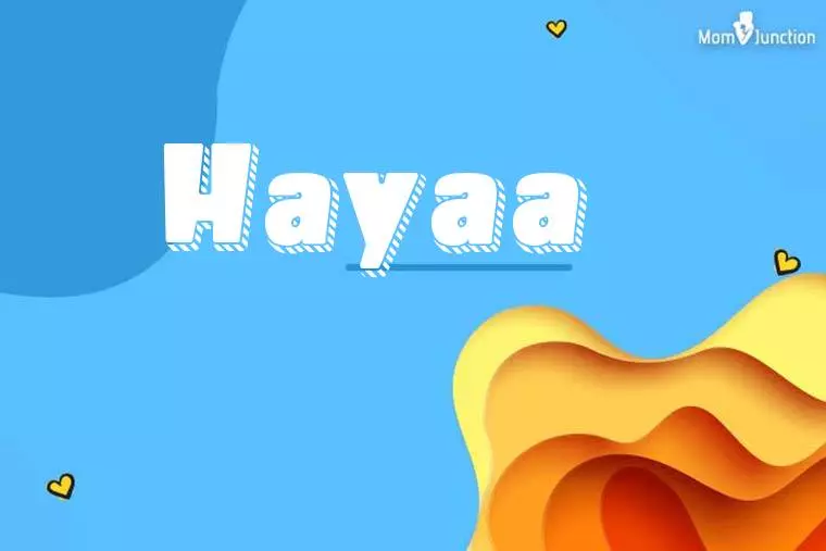 Hayaa 3D Wallpaper