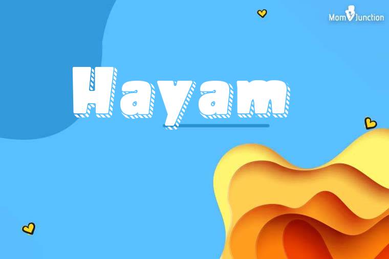 Hayam 3D Wallpaper