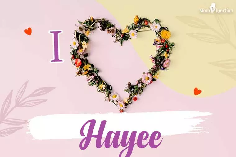 I Love Hayee Wallpaper