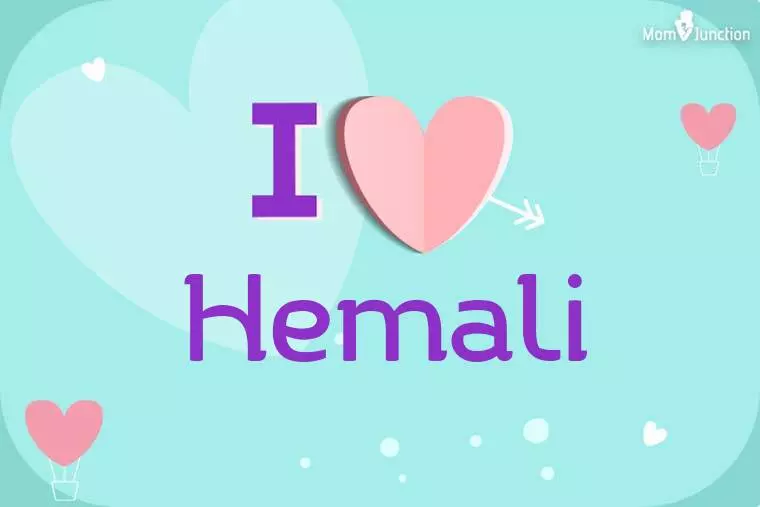 I Love Hemali Wallpaper