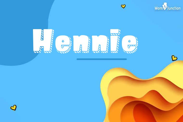 Hennie 3D Wallpaper