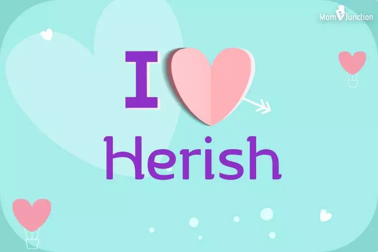 I Love Herish Wallpaper